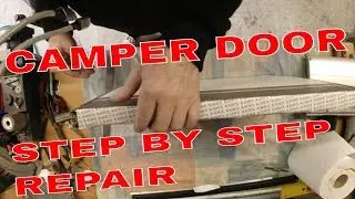 Bad Door Bottom? No Problem! Watch This Rv Restoration To See How To Fix It.
