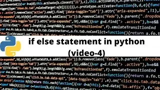 How to Use If Else Statement in python | python tutorial