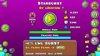 Starburst (No Coin) | By lZenthic | Geometry Dash 2.2