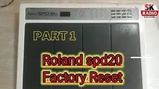 Roland SPD 20 Octapad Factory Reset / Roland SPD 20 Reset 🙏 part 1 😍