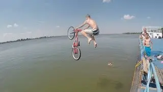Skacemo biciklama u DUNAV !!!
