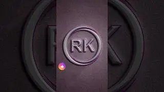 R K Text logo Design in CorelDRAW | CorelDRAW tutorial | Graphic Design 