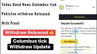 Good News Today Columbus tick withdraw Released with Proof
