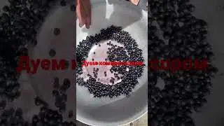 Как быстро очистить ягоды чернику от мусора!!!🫐🫐🫐