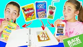 DIY Edible School Supplies 2019 | Sneak Food Into Class | Back To School