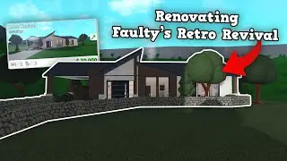 I Renovated Faulty's Retro Revival Prebuilt House in Bloxburg.