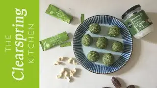 How to make Matcha Energy Balls - Clearspring organic vegan recipe