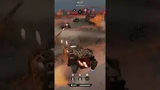 Crossout rocket launcher gameplay  