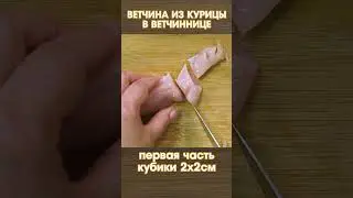Куриная ветчина с нитритной солью в ветчиннице в домашних условиях 
