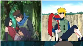 Cradle carries in Naruto