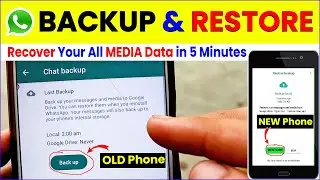 Whatsapp Chat Backup Restore 2023 | How to backup and Restore Your Whatsapp messages on android