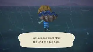 Animal Crossing: New Horizons - How To Catch Gigas Giant Clam
