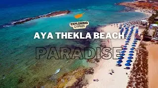 BEST BEACH in Ayia Napa? AYA THEKLA beach!