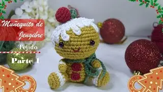 Muñequito de Jengibre Tejido Parte 1/3 -Manos, Botones y Pies-Amigurumis Paso a Paso | @AnabelMonGar