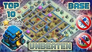 TOP 10 UNBEATEN TH12 WARBASE + REPLAY || TH12 BASE AFTER UPDATE || TH12 CWL BASE ANTI 3 STAR