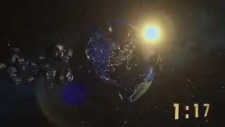 3D SPACE Themed TWITCH Streaming Soon TIMER and INTRO - XSniffie Intro