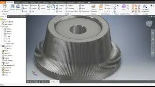 Knob Design in Autodesk Inventor Tutorials || Knurling in Autodesk Inventor || 3d Part Design in Cad