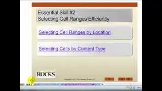 Essential Excel Skill #2 - Selecting Cell Ranges Efficiently