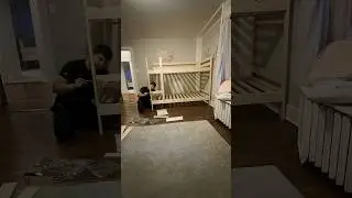 Ikea Mydal bunk bed assembly 