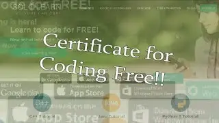 Get Your Certificate!! Learn Code For Free, C++, Python 3, java, java script, html and much more!!