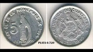 GUATEMALA Y SUS MONEDAS ANTIGUAS