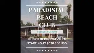 Paradisiac Beach Club Home Tour - Ruby 3 Bedroom Villa #jamaica #jamaicarealestate