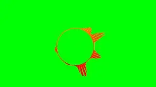 Red circle audio spectrum visualizer Green screen effect | no copyright | King Effects