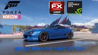 Forza Horizon 5  - Benchmark and Setting for Low End PC
