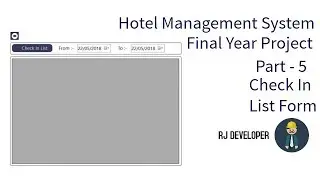 Hotel Management System | Final Year Project | Flat Design UI - Part 5
