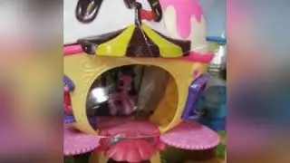 Игровой набор Домик пони с горкой My little pony