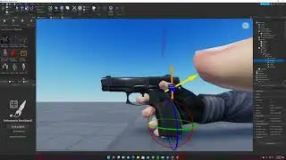 HOW TO MAKE REALISTIC ARMS IN FE GUN KIT!!