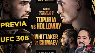 PREVIA Y PRONOSTICOS PARA EL UFC 308 - TOPURIA VS HOLLOWAY Y WHITTAKER VS CHIAMEV!