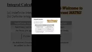 4 Difference b/w Indefinite & Definite Integrals || Class 12 || Integral Calculus #shorts