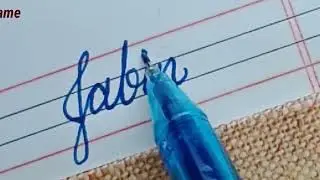 Beginner's Handwriting Practice  || Names writing in Cursive Writing 1.