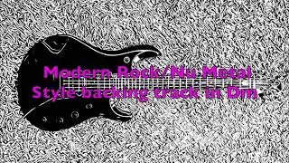Modern Rock/nu metal backing track in Dm