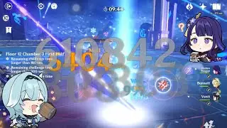 Eula casually nuking 2.8 Abyss 12-3-1 | Genshin Impact