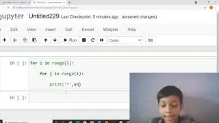 HOW TO MAKE PATTERN USING WITH  FOOR LOOP IN PYTHON