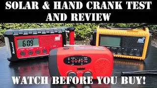 Which One to Buy? Midland ER310, Raynic CR1009, or RunningSnail Emergency Radios. Solar & Crank Test