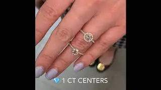 Round Diamond Ring Comparison: Halo VS No-Halo