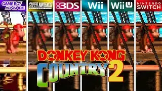 Donkey Kong Country 2 (1995) Side by Side Comparison (All Versions!)