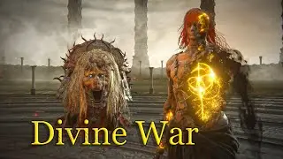 Divine War in Elden Ring - Radagon Vs Dancing Lion