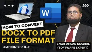 How to Convert DOCX to PDF File format, 