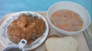как нас кормят на вахте на обед