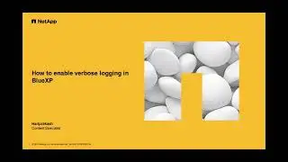 How to enable verbose logging in BlueXP