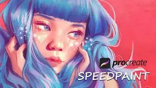 Portrait in Procreate (SPEEDPAINT)