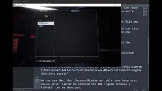 Observer: System Redux pak unpacking + xXSlayerXx password