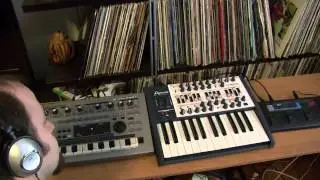 MC-303 playing the Minibrute with Midi