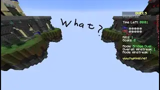 Minecraft Bridge,But without the bridge