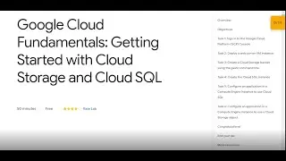 Getting Started with Cloud Storage and Cloud SQL