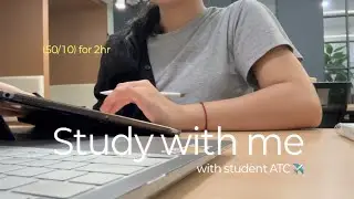 나는 항공법 부술게. 너는 뭐 부술래? 📚✈️ | Study with me (50/10 pomodoro)